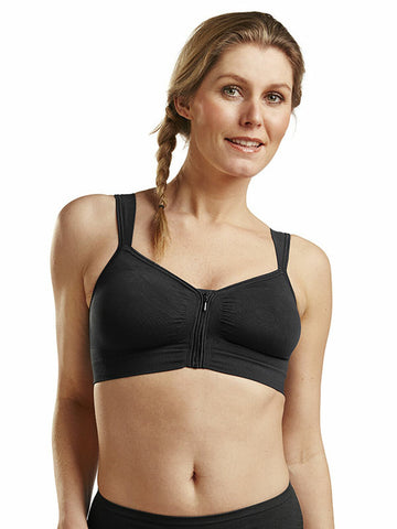 Anna Seamless Post-Op Bra Black